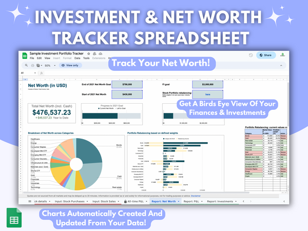 Investment & Net Worth Tracker