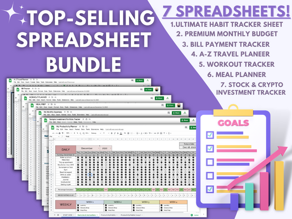 Top-Selling Spreadsheet Bundle
