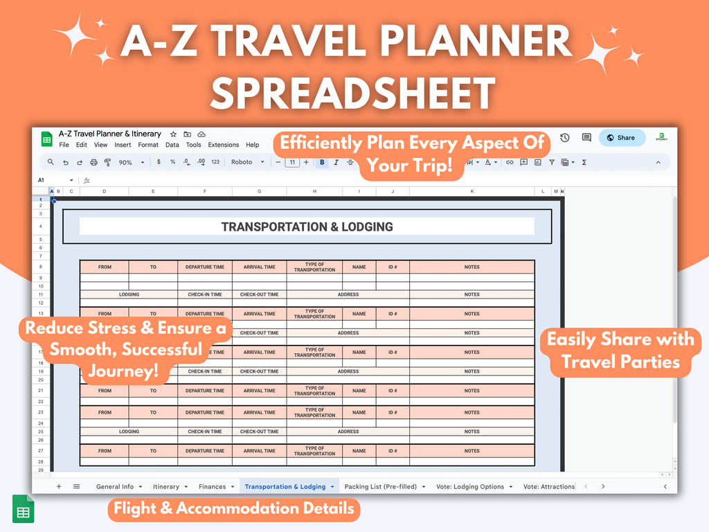 Premium Monthly Budget Spreadsheet – EfficiencySheets