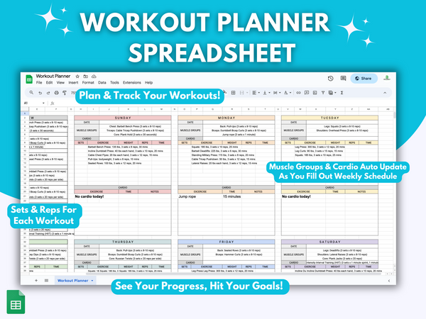 Daily/Weekly Workout Planner
