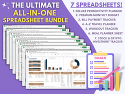 The Ultimate All-In-One 7 Spreadsheet Bundle