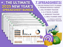 The Ultimate New Year’s 7 Spreadsheet Bundle